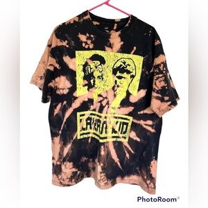 Bleach Dyed/Karate Kid/T-Shirt/Size L-XL